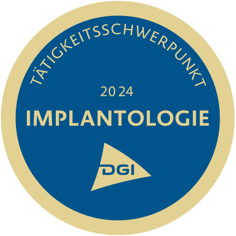 Siegel: Deutsche Gesellschaft für Implantologie (DGI) - Implantologie 2024
